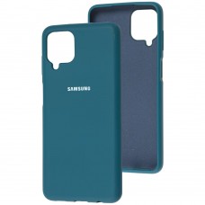Чехол для Samsung Galaxy A12 (A125) Silicone Full синий / cosmos blue