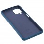 Чехол для Samsung Galaxy A12 (A125) Silicone Full синий / navy blue