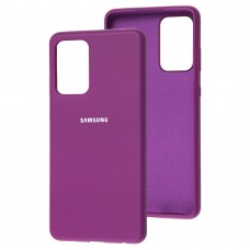 Чохол для Samsung Galaxy A72 (A726) Silicone Full фіолетовий / grape