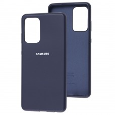 Чохол для Samsung Galaxy A72 (A726) Silicone Full темно-синій