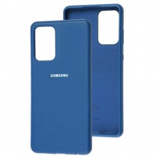 Чехол для Samsung Galaxy A72 (A726) Silicone Full синий / navy blue