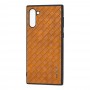 Чехол для Samsung Galaxy Note 10 (N970) Vorson Braided коричневый 