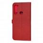Чехол книжка для Xiaomi Redmi Note 8 Side Magnet красный