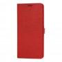Чехол книжка для Xiaomi Redmi Note 8 Pro Side Magnet красный