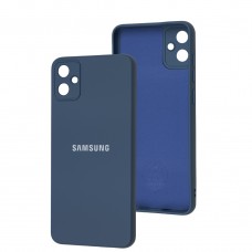Чохол для Samsung Galaxy A05 (A055) Silicone Full camera navy blue