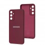 Чохол для Samsung Galaxy A05S (A057) Silicone Full camera marsala