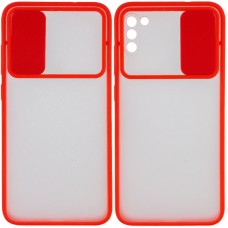 Чехол для Xiaomi Poco M3 LikGus Camshield camera protect красный