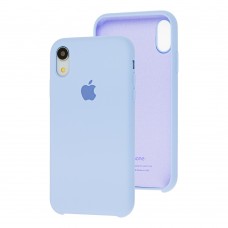 Чехол silicone case для iPhone Xr сиреневый