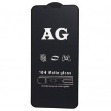 Захисне скло для iPhone Xs Max / 11 Pro Max Full Glue Люкс матове чорне