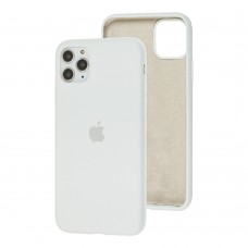 Чохол для iPhone 11 Pro Max Silicone Full білий