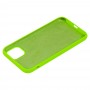 Чохол для iPhone 11 Silicone Full lime green