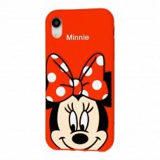 Чехол 3D для iPhone Xr Disney Minnie Mouse красный