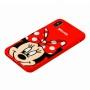 Чохол 3D для iPhone Xs Max Disney Minnie Mouse червоний