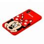 Чохол 3D для iPhone X / Xs Disney Minnie Mouse червоний