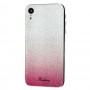 Чохол для iPhone Xr Ambre Fashion сріблястий/рожевий