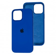 Чехол для iPhone 13 Pro Max Silicone Full синий / blue cobalt