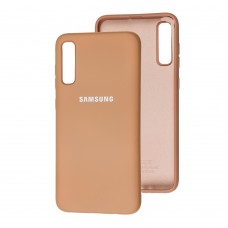 Чехол для Samsung Galaxy A70 (A705) Silicone Full пудра / powder