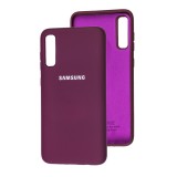 Чехол для Samsung Galaxy A70 (A705) Silicone Full бордовый / maroon