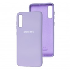 Чехол для Samsung Galaxy A70 (A705) Silicone Full лиловый / lilac