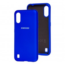 Чехол для Samsung Galaxy A01 (A015) Silicone Full ультра синий 