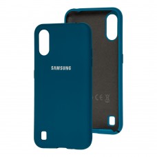 Чехол для Samsung Galaxy A01 (A015) Silicone Full морской волны