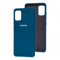 Чехол для Samsung Galaxy A51 (A515) Silicone Full синний / cosmos blue