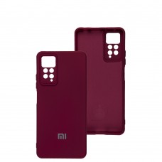 Чохол для Xiaomi Redmi Note 11 Pro Silicone Full camera marsala