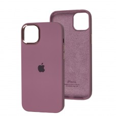 Чехол для iPhone 14 Plus New silicone case black currant