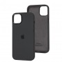 Чохол для iPhone 14 Plus New silicone case dark gray