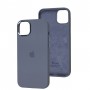 Чехол для iPhone 14 Plus New silicone case lavender gray