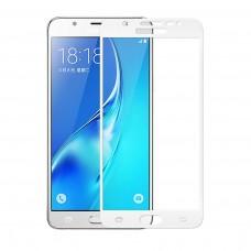 Защитное стекло для Samsung Galaxy J7 Prime (G610) Silk Screen белый