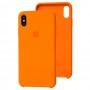 Чохол Silicone для iPhone Xs Max Premium case papaya