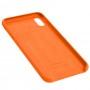 Чохол Silicone для iPhone Xs Max Premium case papaya