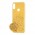 Чохол для Xiaomi Redmi 7 блискітки + popsocket "жовтий"