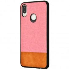 Чохол для Huawei P Smart Plus Hard Textile рожево-коричневий