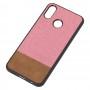 Чехол для Huawei P20 Lite Hard Textile розово коричневый