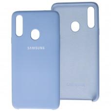 Чехол для Samsung Galaxy A20s (A207) Silky Soft Touch "лиловый"