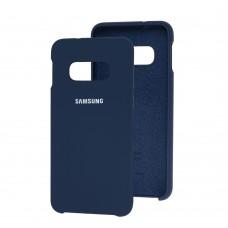 Чехол для Samsung Galaxy S10e (G970) Silky Soft Touch темно-синий