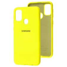 Чехол для Samsung Galaxy M21 / M30s Silicone Full желтый / flash