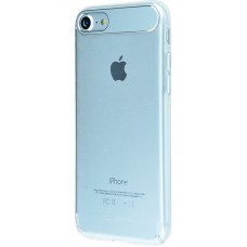 Чехол для iPhone 7 Usams Metal Clear Series серебристый
