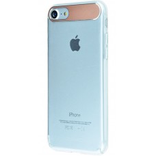 Чехол для iPhone 7 Usams Metal Clear Series розовый