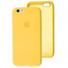 Чохол для iPhone 6/6s Silicone Slim Full camera жовтий