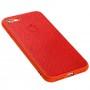 Чохол для iPhone 7/8 Leather cover червоний