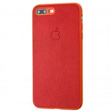 Чохол для iPhone 7 Plus / 8 Plus Leather cover червоний