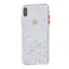 Чехол для iPhone Xs Max Glitter Bling прозрачный