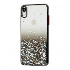 Чехол для iPhone Xr Glitter Bling черный