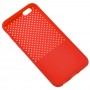 Чехол для iPhone 6 сетка красный