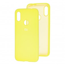 Чехол для Xiaomi Redmi Note 7 Silicone Full желтый / flash