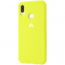 Чехол для Huawei P Smart Plus Silicone Full лимонный
