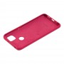 Чохол для Xiaomi  Redmi 9C / 10A Silicone Full вишневий / rose red